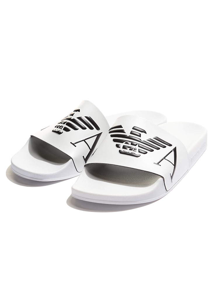EMPORIO ARMANI エンポリオアルマーニ メンズ サンダル イーグル ロゴ 