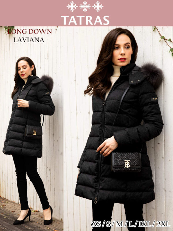 極美品☆タトラス LAVIANA ラビアナ ロングダウン 01 ブラック 極美品☆タトラス LAVIANA ラビアナ ロングダウン 01 ブラック
