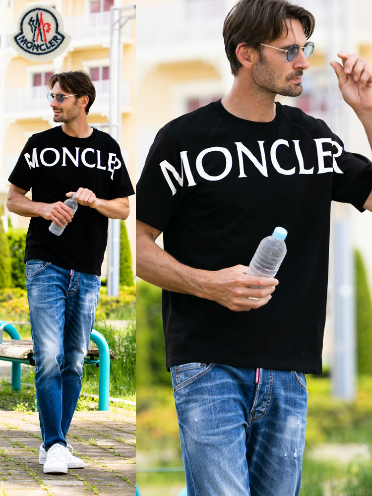 MONCLER モンクレール メンズ Tシャツ クルーネック ラグラン MC8C7C510829H8 | HEROES ONLINE
