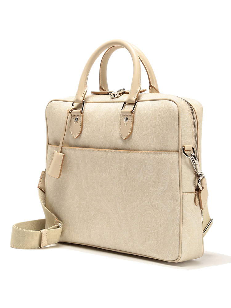 Etro エトロ メンズ ブリーフケース Etro 2way ペイズリー ブリーフバッグ バッグ 鞄 ショルダーバッグ ビジネス Et0h Heroes Online