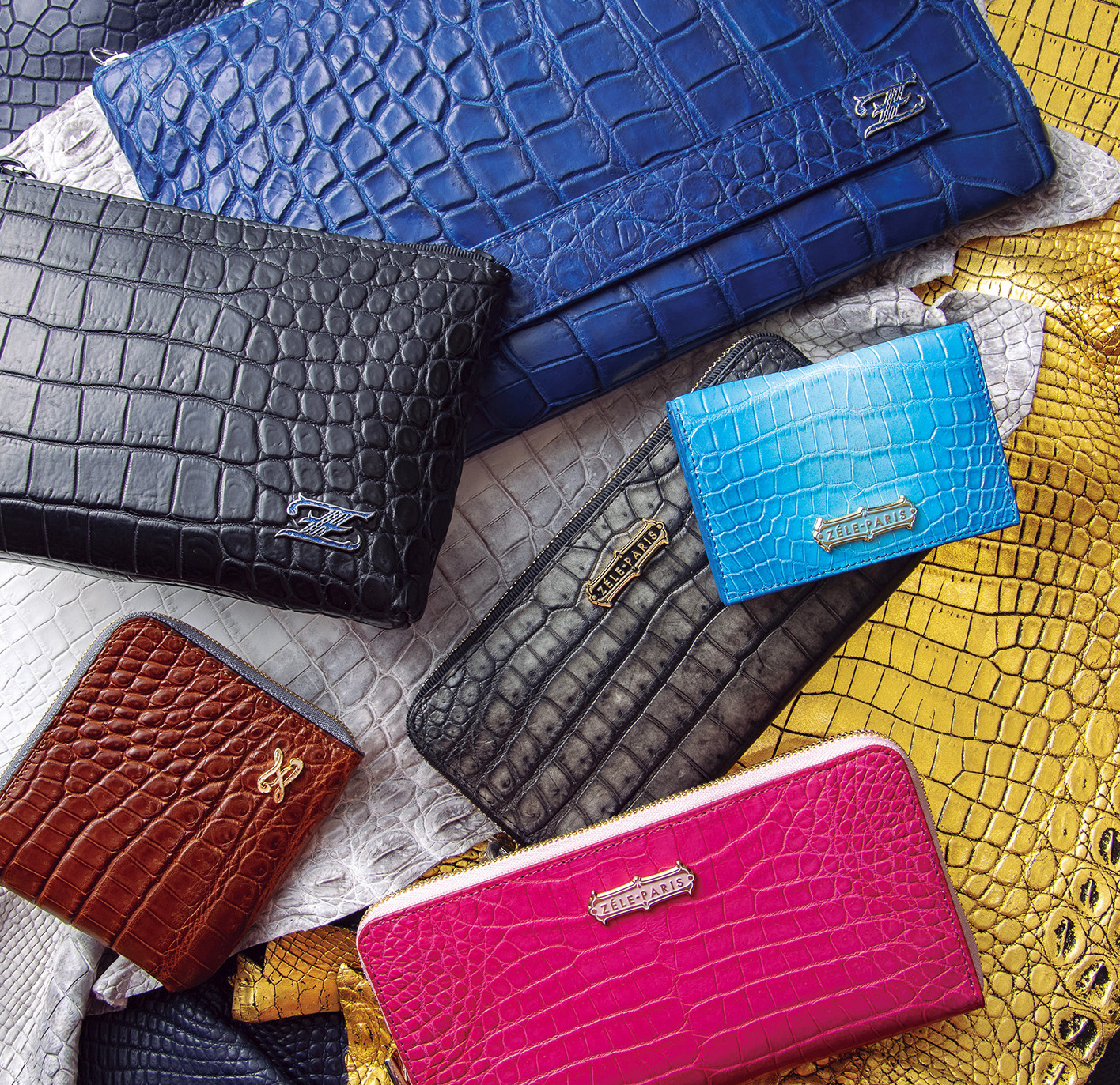dunhill 小銭入れ クロコ （SMALL CROCO(スモールクロコ) 通しマチ長 